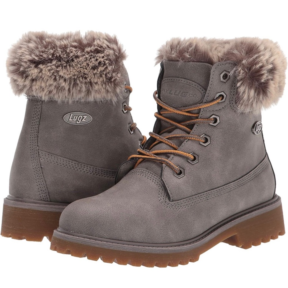 Lugs grey boots
